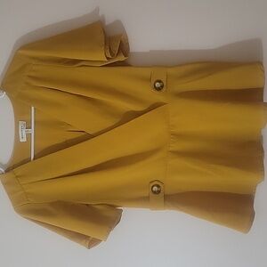 Monteau Womans Blouse Yellow